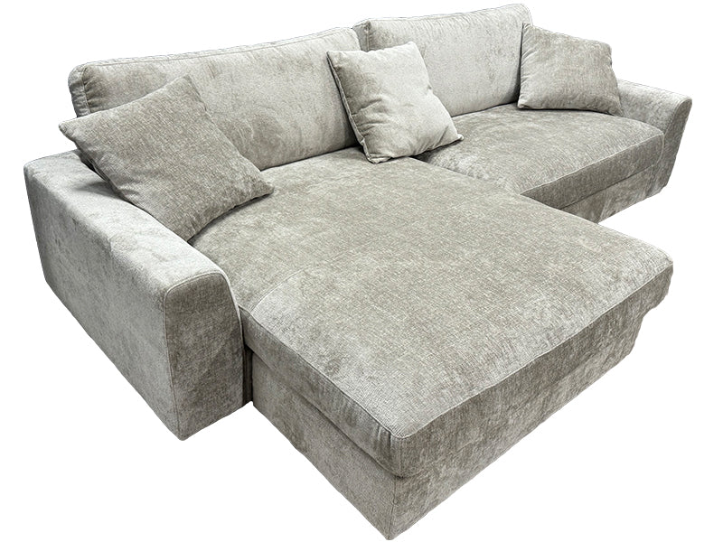 Divansoffa i beige grå färg