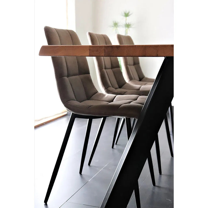 Middelfart Köksstol Microfiber Ljusbrun