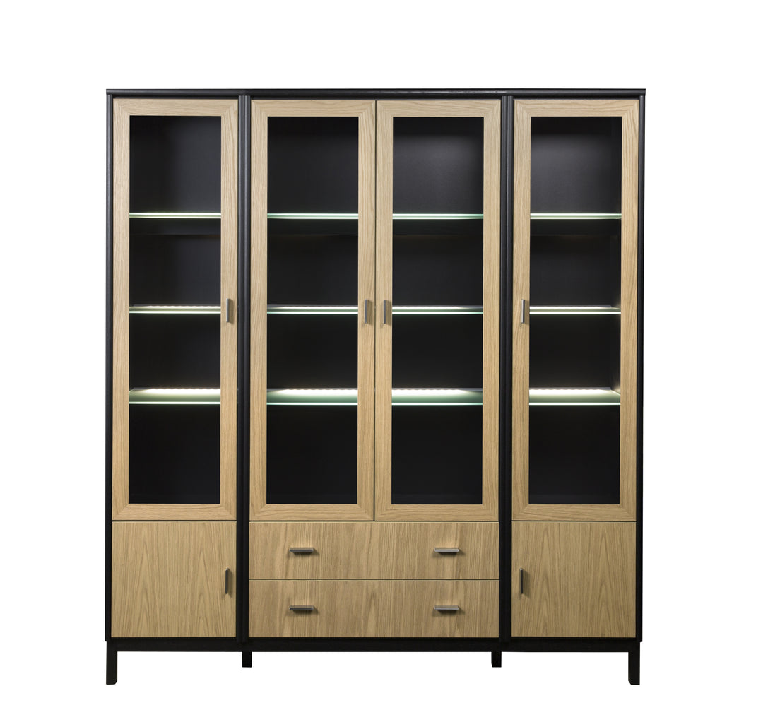 Regal Wood bokhylla ek svart