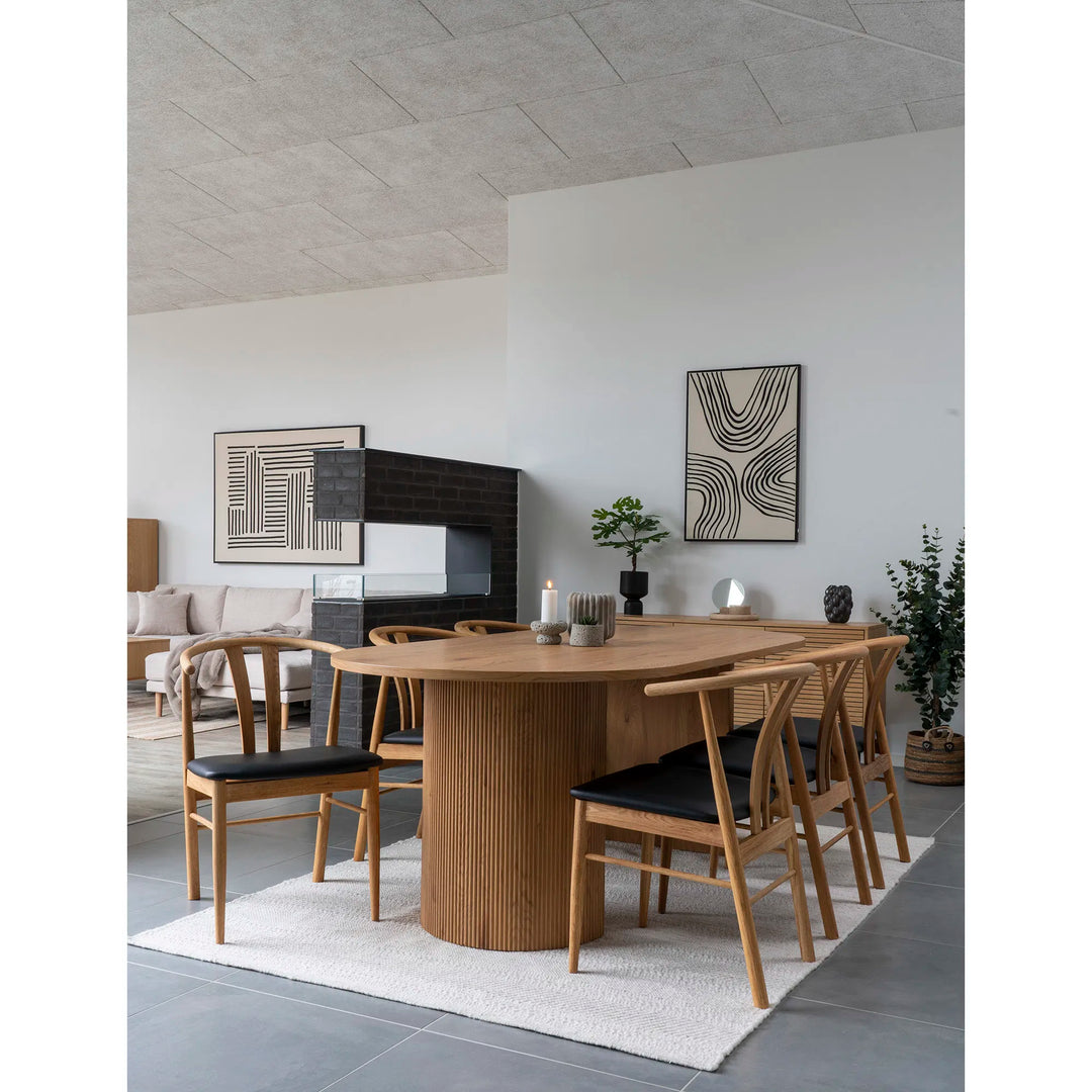 Artenara Karmstol – Ek/svart