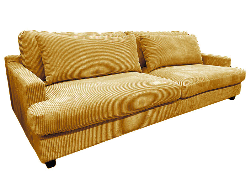 Baltimore XL manchester mustard 3,5-sits soffa