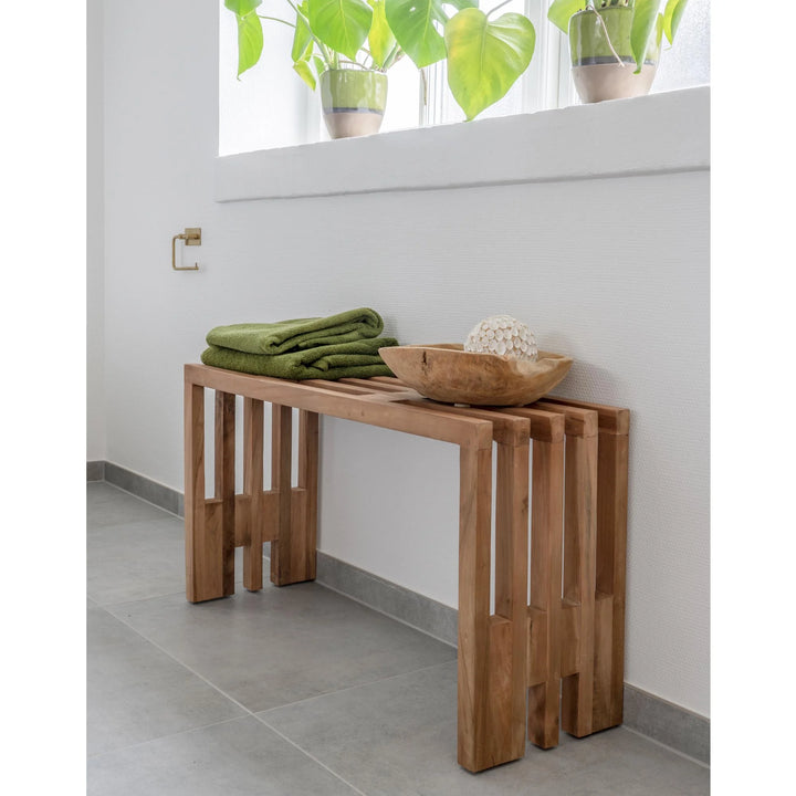 Benidorm Bänk i Teak 90
