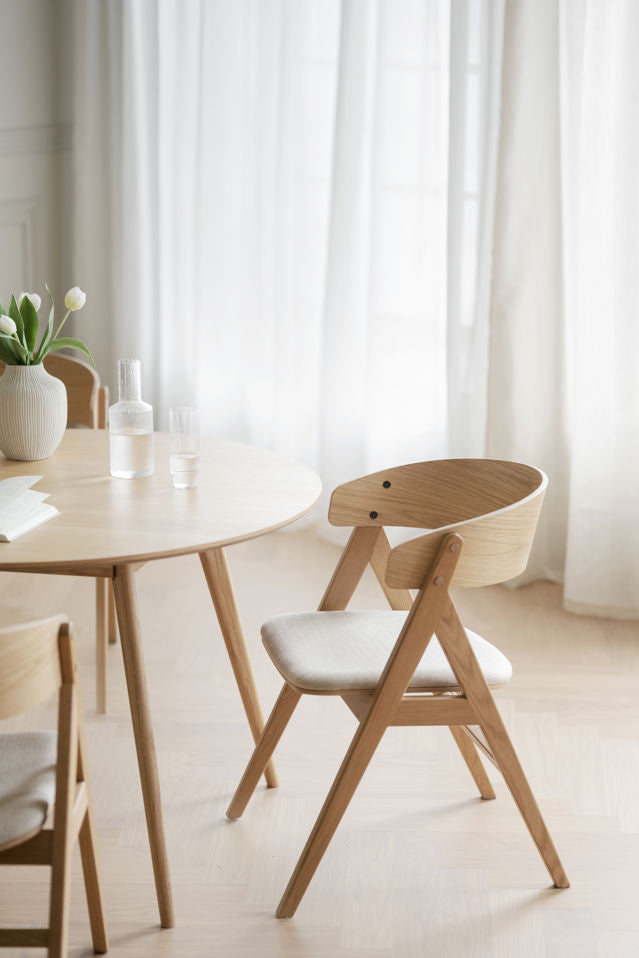 WATERTON KARMSTOL EK/BEIGE