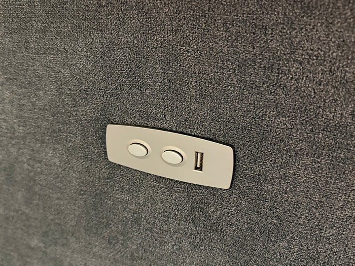 Chicago 2-sits soffa med el-recliner