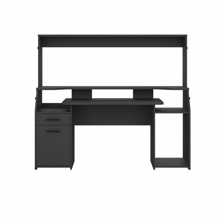 Gaming skrivbord med plats för två skärmar