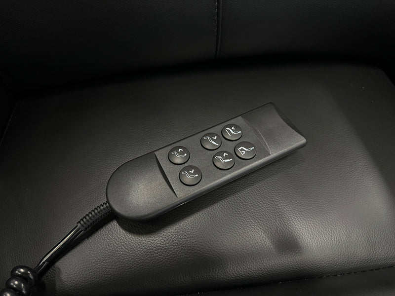 Jackson Lyftfåtölj Svart Skinn