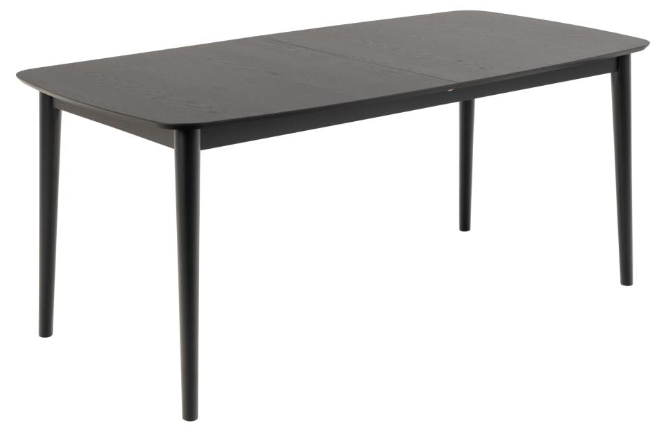 Montreux Matbord Svart 180-219 cm.