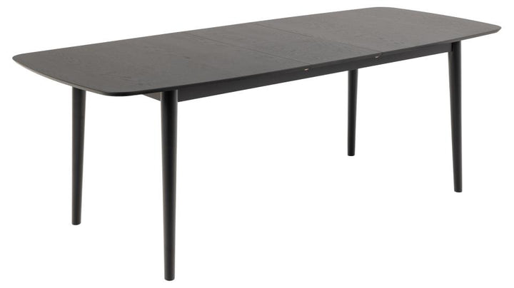 Montreux Matbord Svart 180-219 cm.