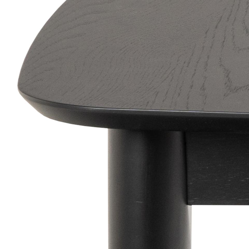 Montreux Matbord Svart 180-219 cm.
