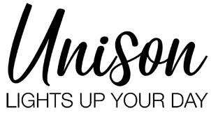Unison belysning logotyp