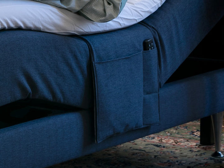 Elite Sängar tillbehörsficka blå till ställbarsäng