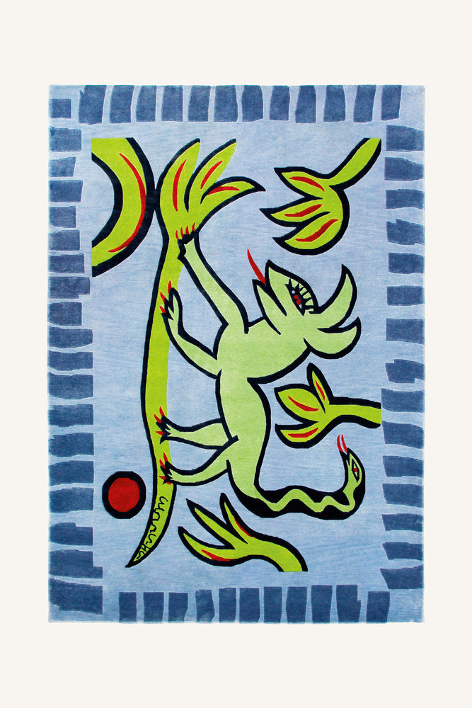 LIZARD WALK BLUE MATTA