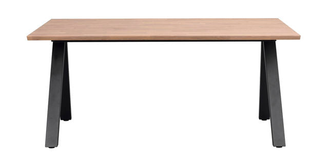 Carradale matbord 170 ek/V-ben svart metall