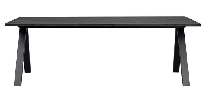 CARRADALE MATBORD V-BEN SVART 220 - Möbelhuset
