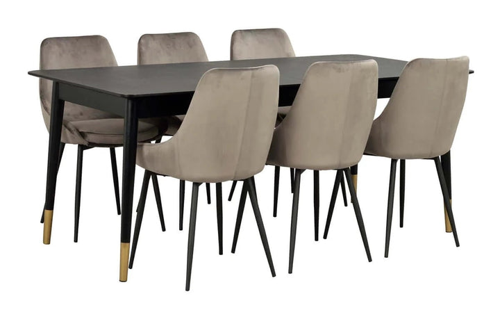 FENWOOD MATBORD SVART - Möbelhuset