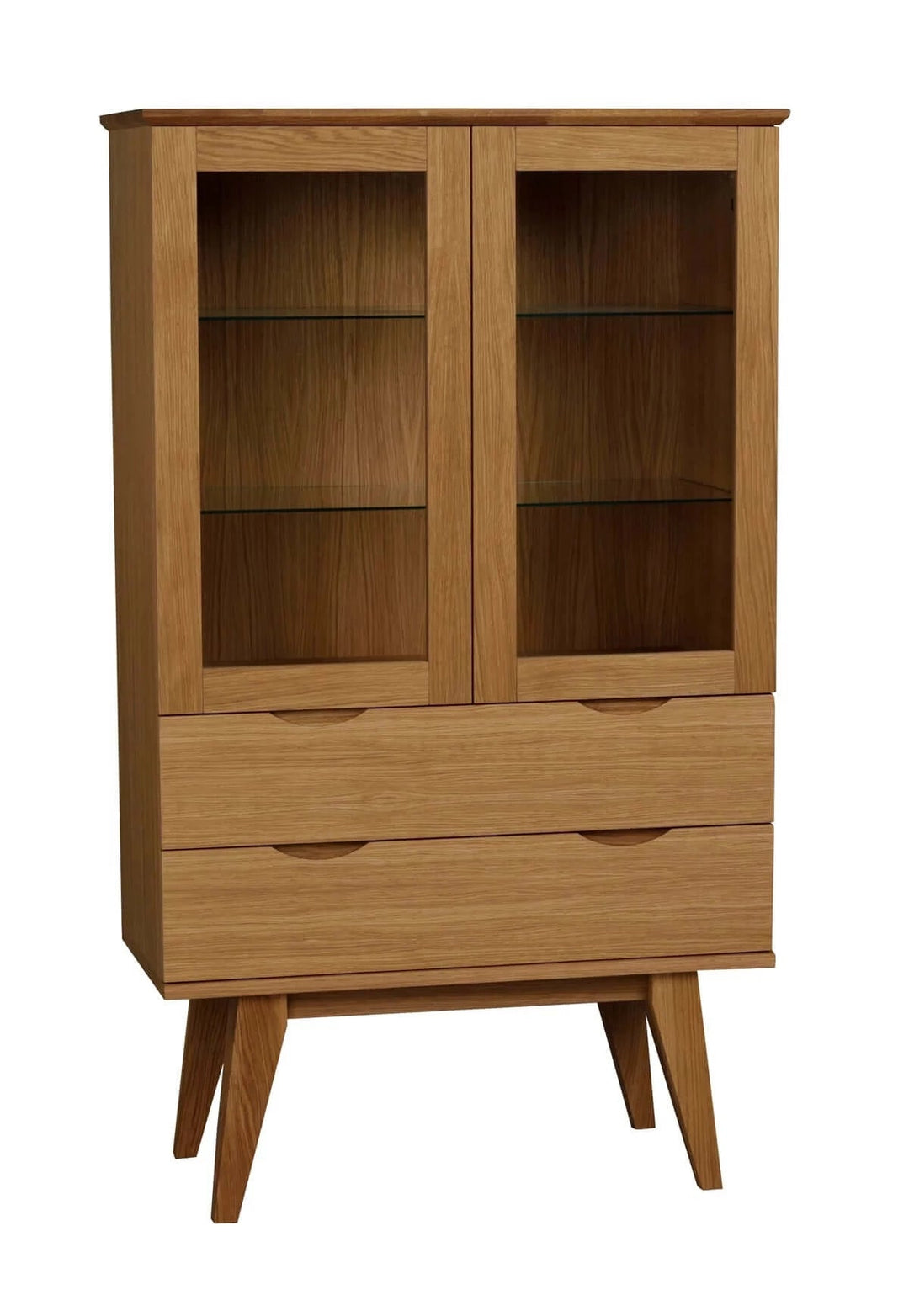 FILIPPA VITRINSKÅP EK LÅG - Möbelhuset