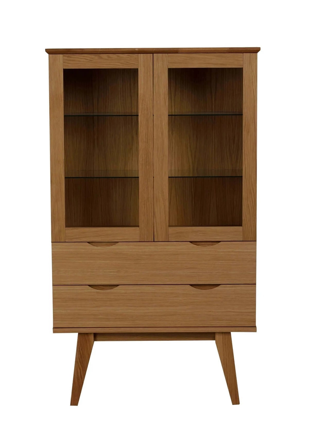 FILIPPA VITRINSKÅP EK LÅG - Möbelhuset