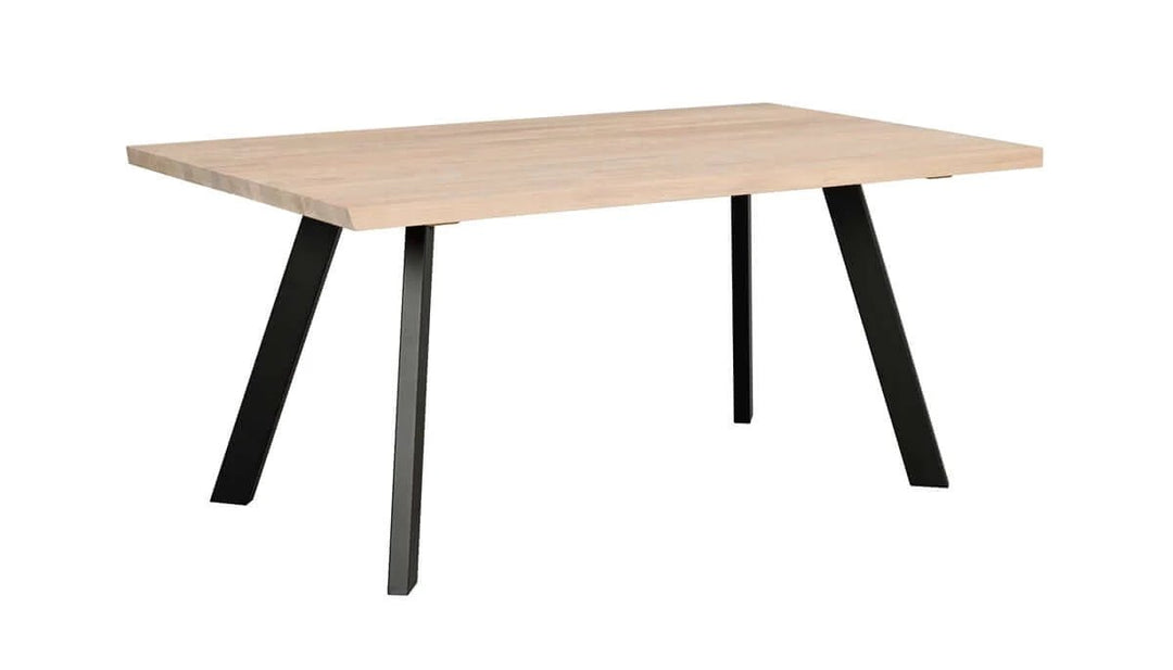 FRED MATBORD VITPIGMENTERAD/SVART 170 - Möbelhuset