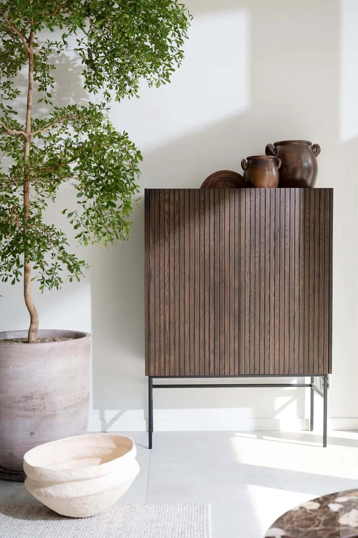 HALIFAX SKÅP BRUN/SVART - Möbelhuset