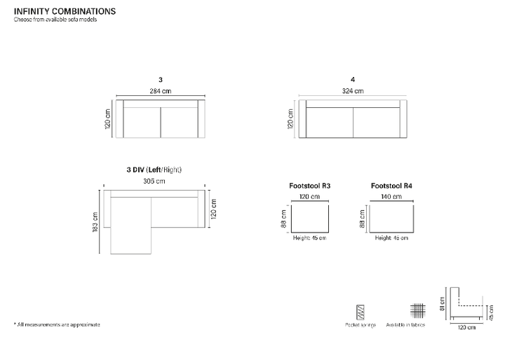 INFINITY 4-SITS SOFFA - Möbelhuset