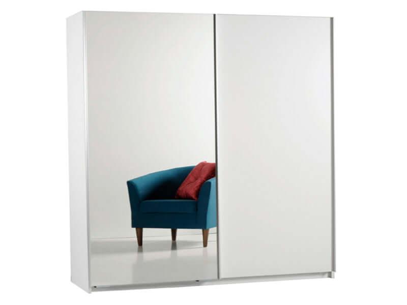 JENNA GARDEROB 180 Vit - Möbelhuset