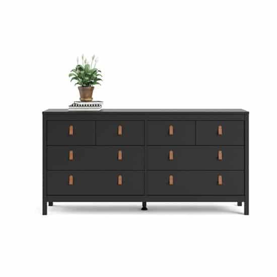 MADRID BYRÅ DUBBEL 4+4 SVART - Möbelhuset