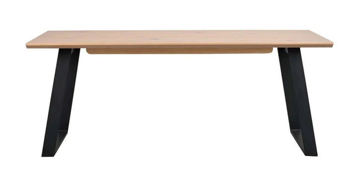 MELVILLE MATBORD VITPIGMENTERAD/SVART - Möbelhuset
