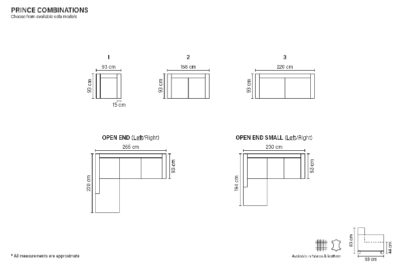 PRINCE SOFFA ÖPPET AVSLUT - Möbelhuset