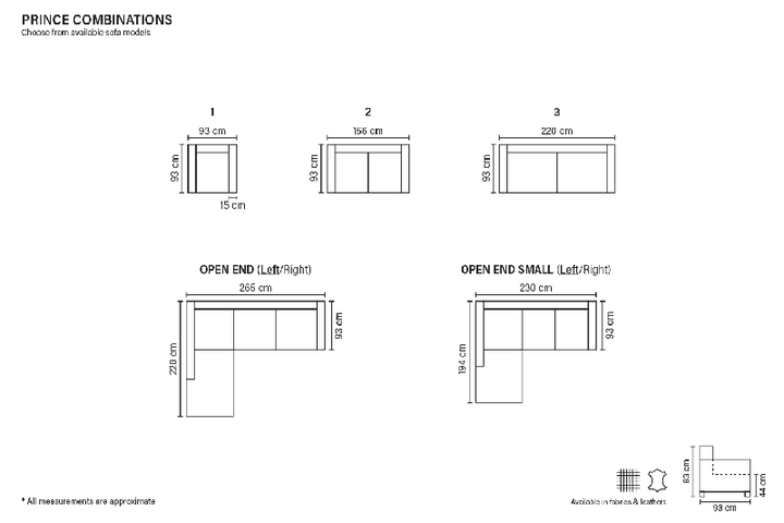 PRINCE SOFFA ÖPPET AVSLUT - Möbelhuset