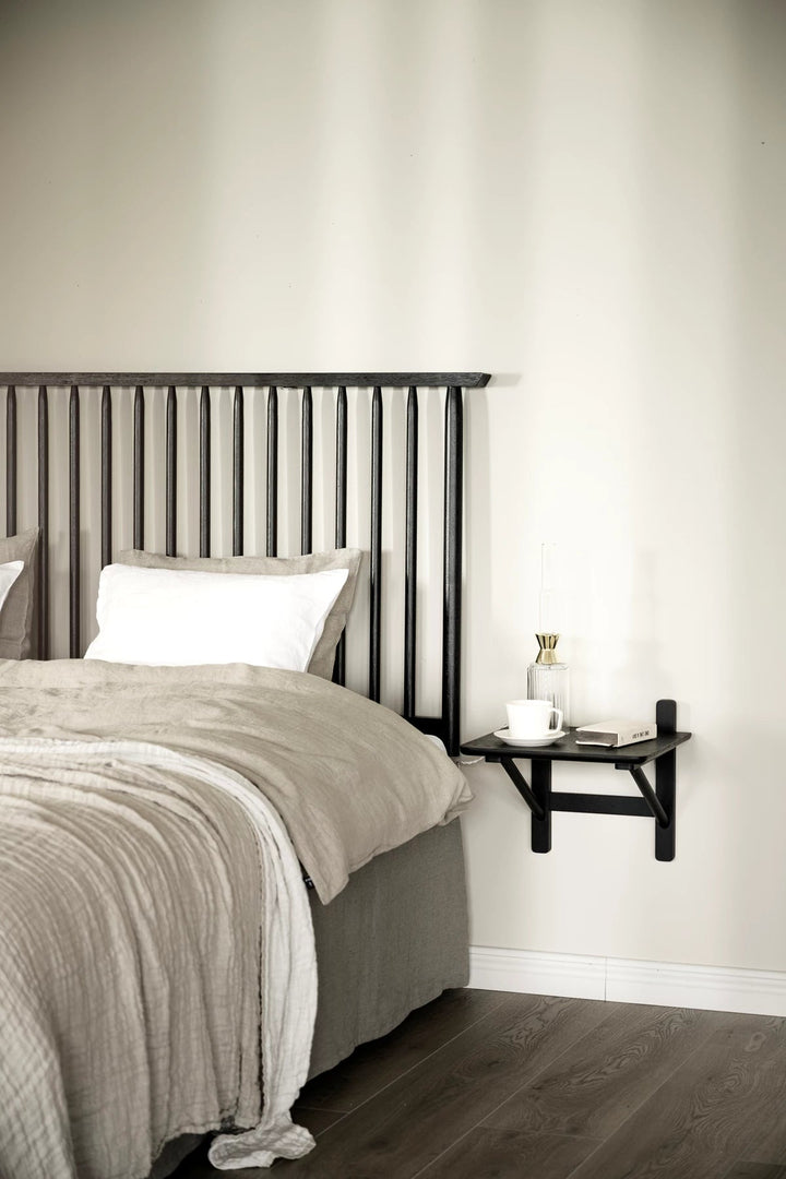 RIGGINS SÄNGGAVEL 180 SVART - Möbelhuset