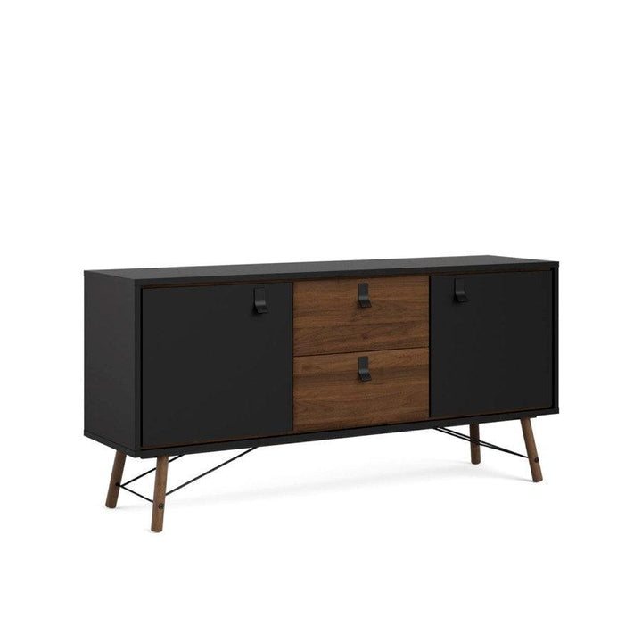 RY SIDEBOARD SVART/VALNÖT - Möbelhuset