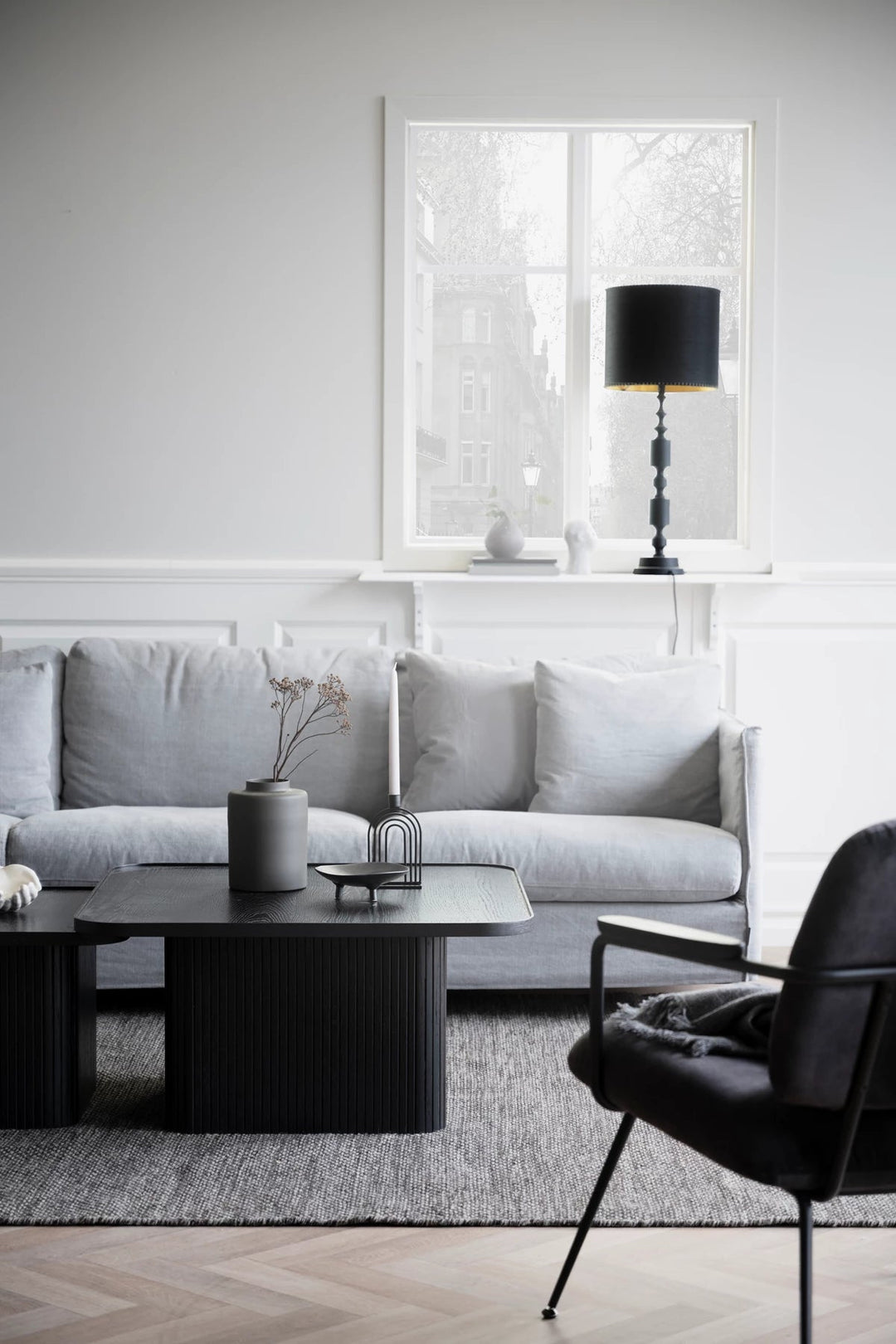 SULLIVAN SOFFBORD SVART 80X80 - Möbelhuset