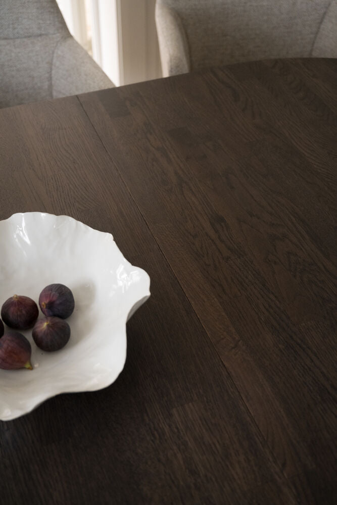 Filippa matbord ovalt 170/210 ek mörkbrun