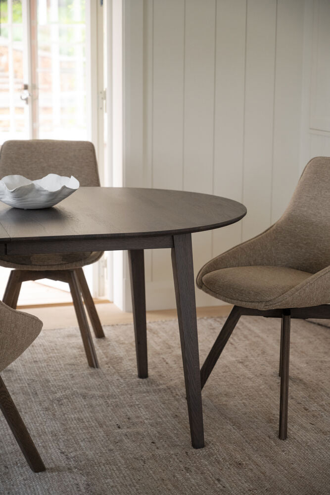 Filippa matbord ovalt 170/210 ek mörkbrun
