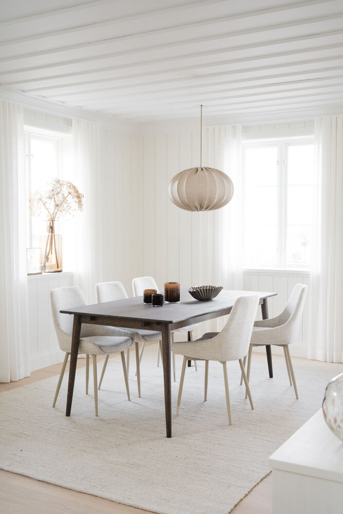 Sierra stol ljusbeige tyg/beige metallben