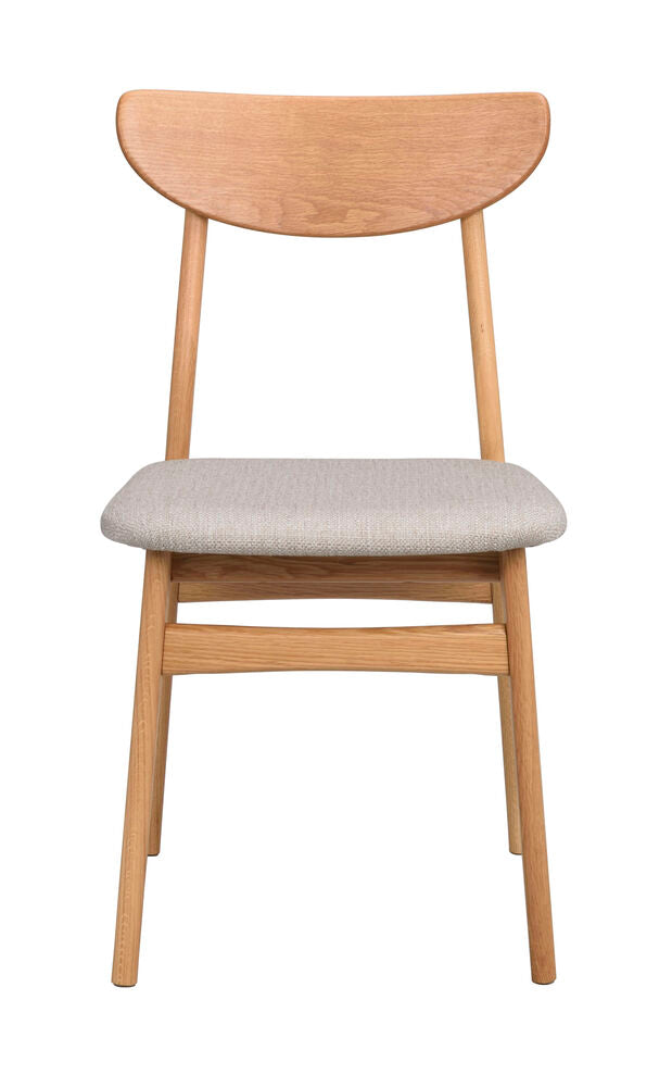 Rodham stol ek/grå-beige
