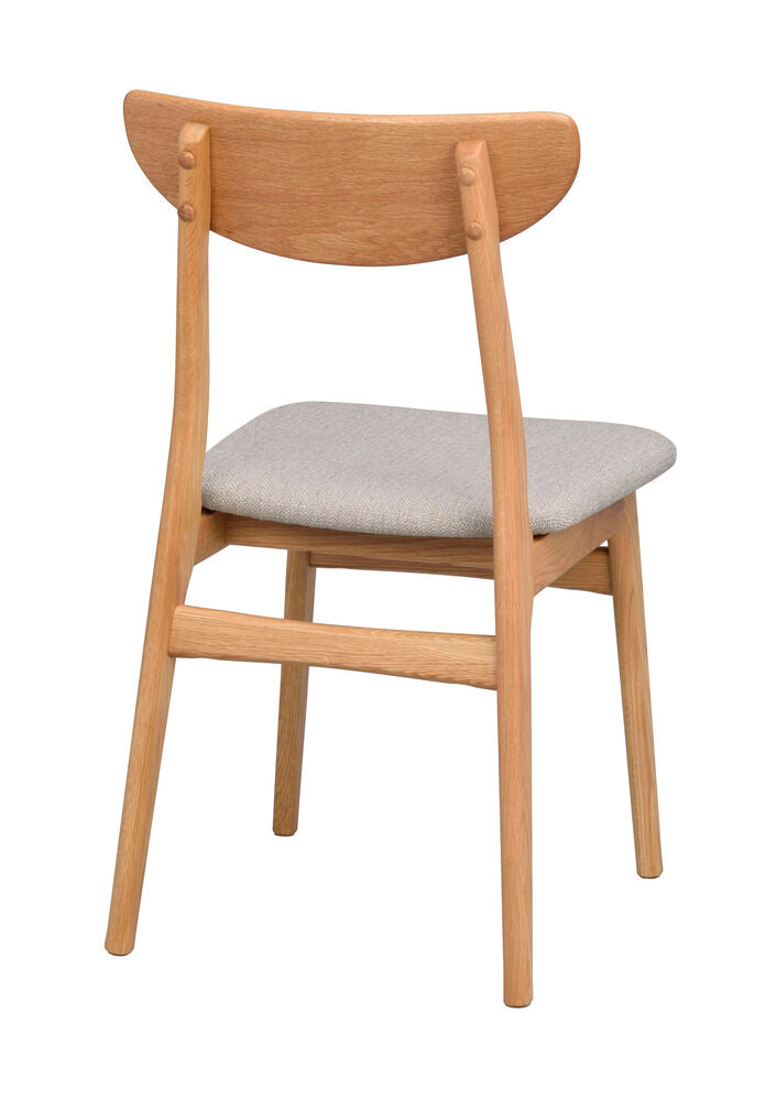 Rodham stol ek/grå-beige
