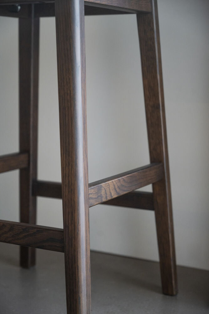 Livermore pall brun ek/mörkbrun läder-textil