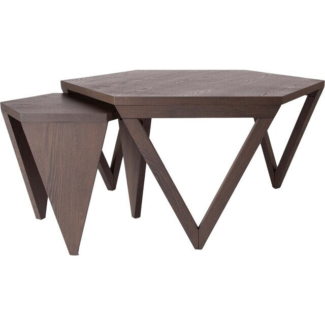 Trudy Soffbord Mörkbrun 2 Storlekar