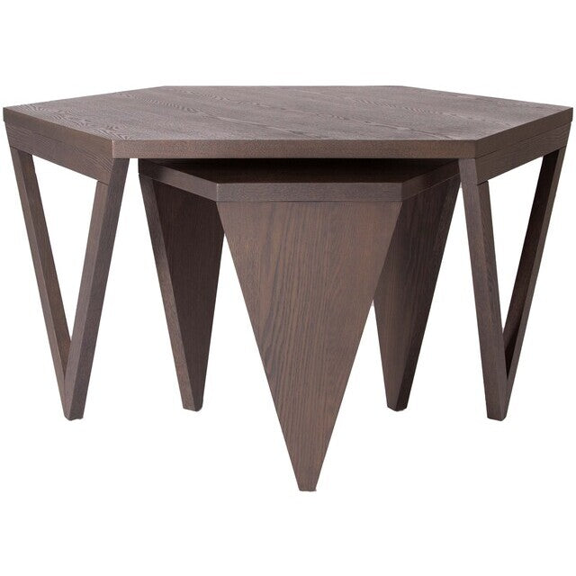 Trudy Soffbord Mörkbrun 2 Storlekar