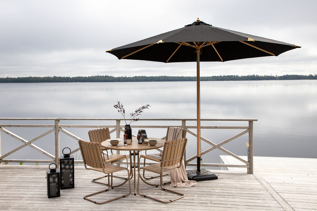 Nypo parasoll – Svart 330 cm