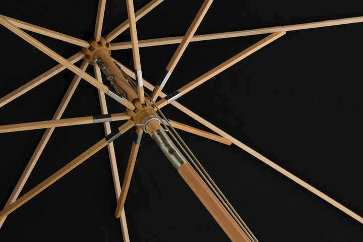 Nypo parasoll – Svart 330 cm