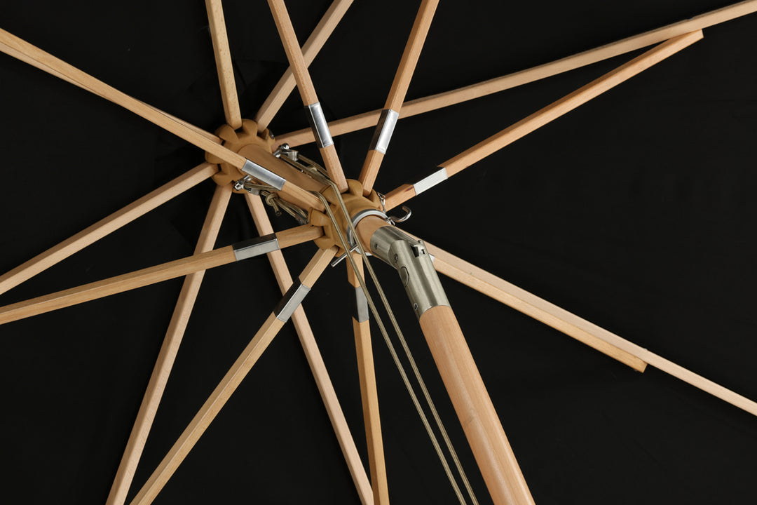 Nypo parasoll – Svart 330 cm