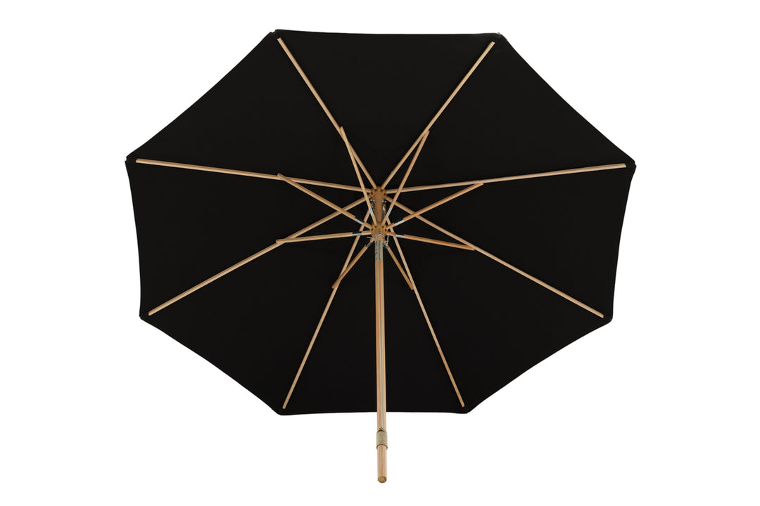 Nypo parasoll – Svart 330 cm