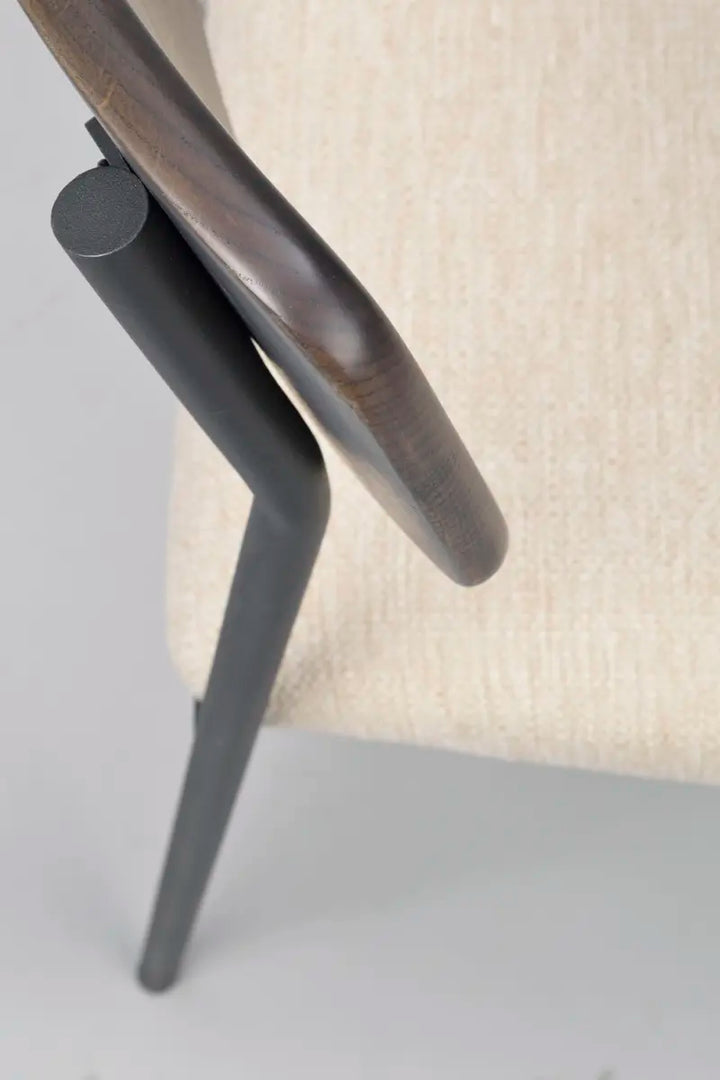 Maymont Stol Brun/ljusbeige/svart