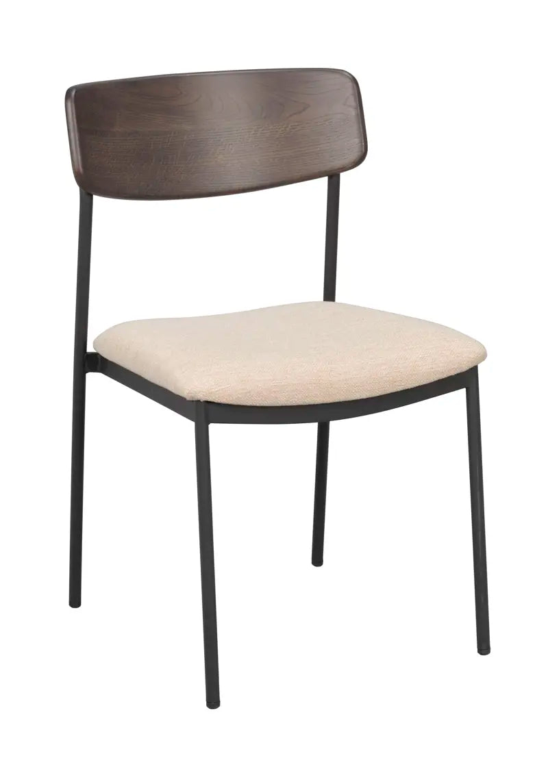 Maymont Stol Brun/ljusbeige/svart
