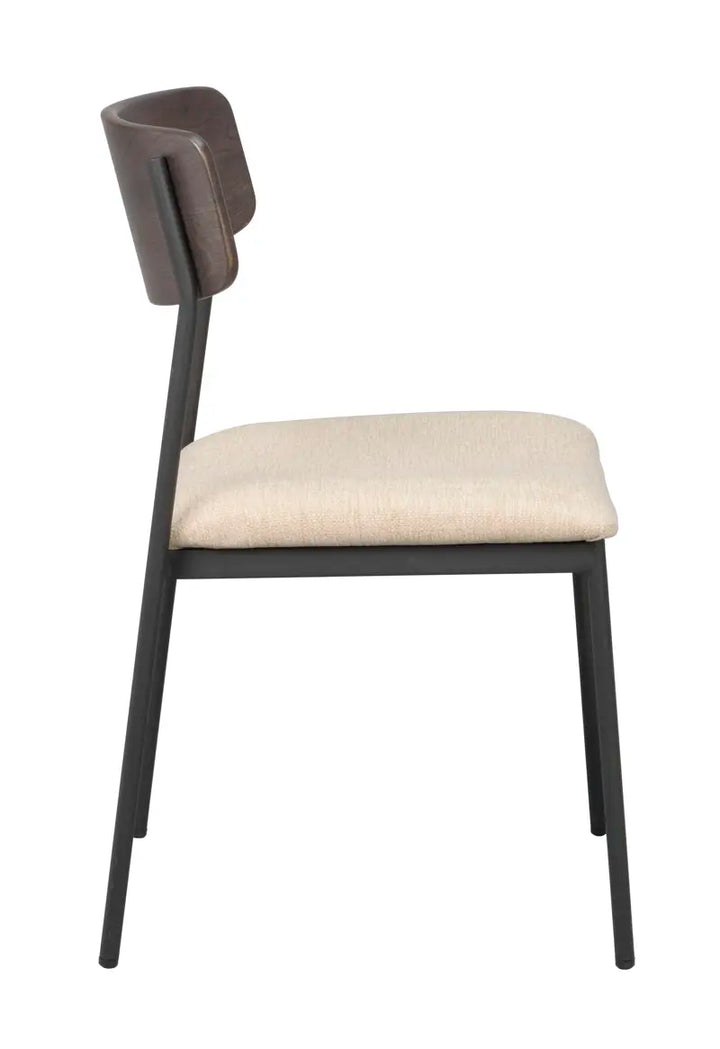 Maymont Stol Brun/ljusbeige/svart