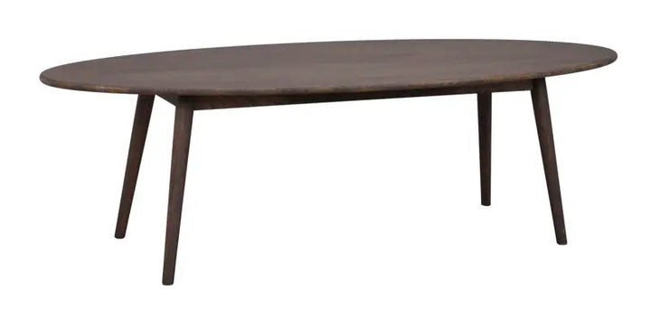 128022 b Tompkins oval coffee table brown oak.