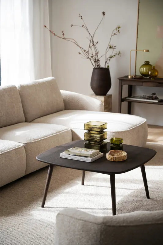 124573-128017-123142-125400 b mb Norris 3 seater chaise longue R light beige, Tompkins coffee table  square brown oak, Markham console table in brown oak, Dermot sofa chair light beige Anna #2, 05.