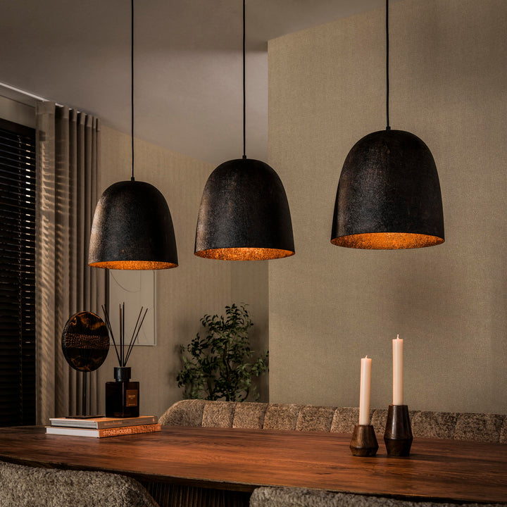 Taklampa Nova 3-Ljus Rökt Brun